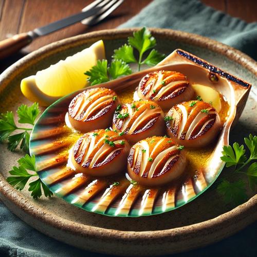 송파호빠 안주 가락 전복 버터구이