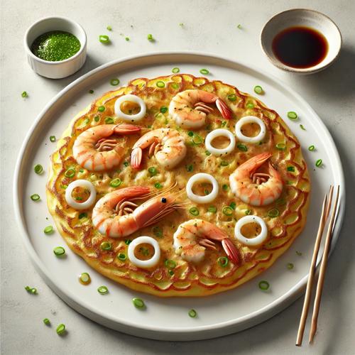 송파호빠 안주 싱싱한 해물 파전